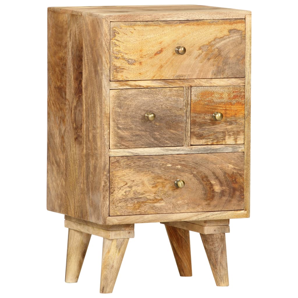 Bedside Cabinet 36x30x60 cm Solid Mango Wood