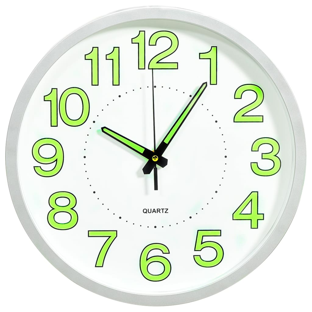 Luminous Wall Clock White 30 cm