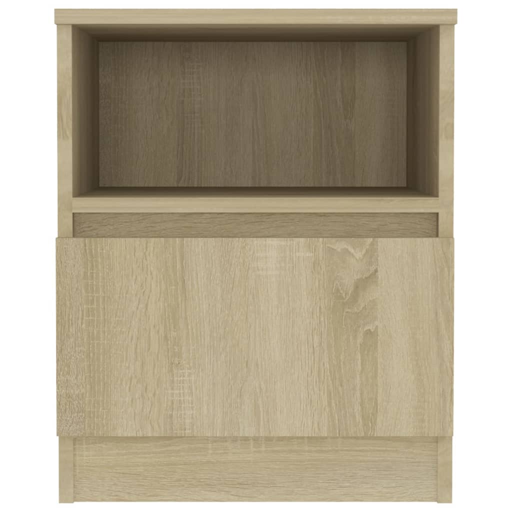 Bed Cabinet Sonoma Oak 40x40x50 cm Engineered Wood