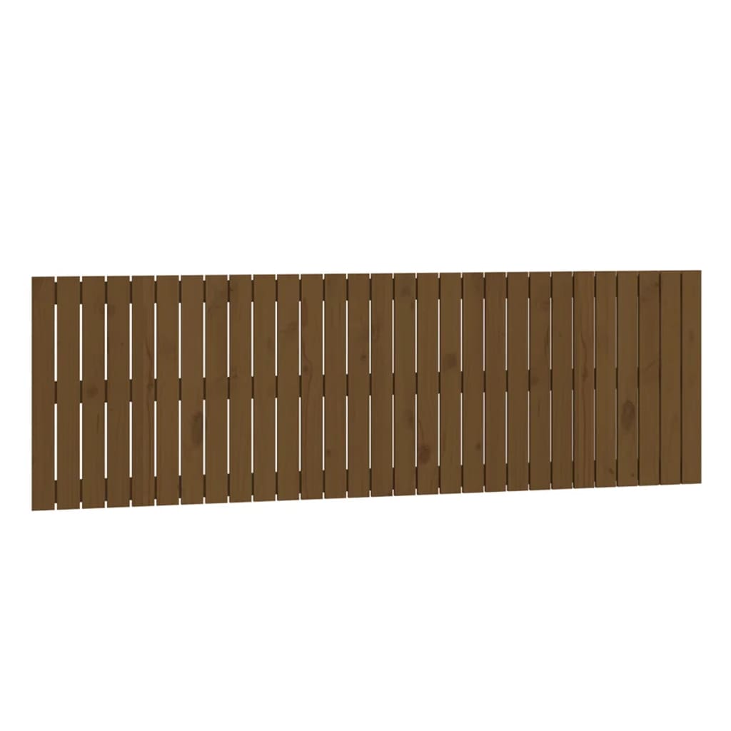 Wall Headboard Honey Brown 185x3x60 cm Solid Wood Pine