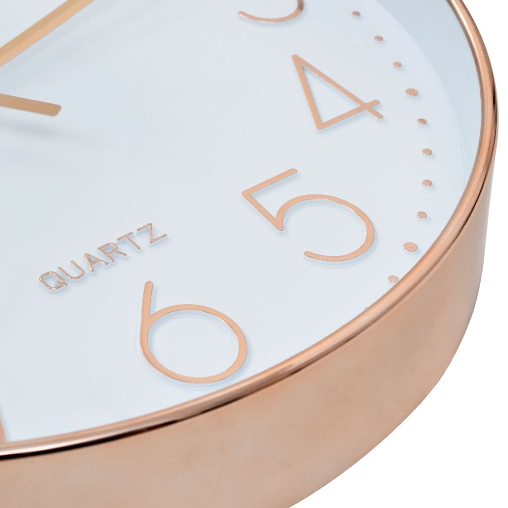 Wall Clock 30 cm Rose Gold