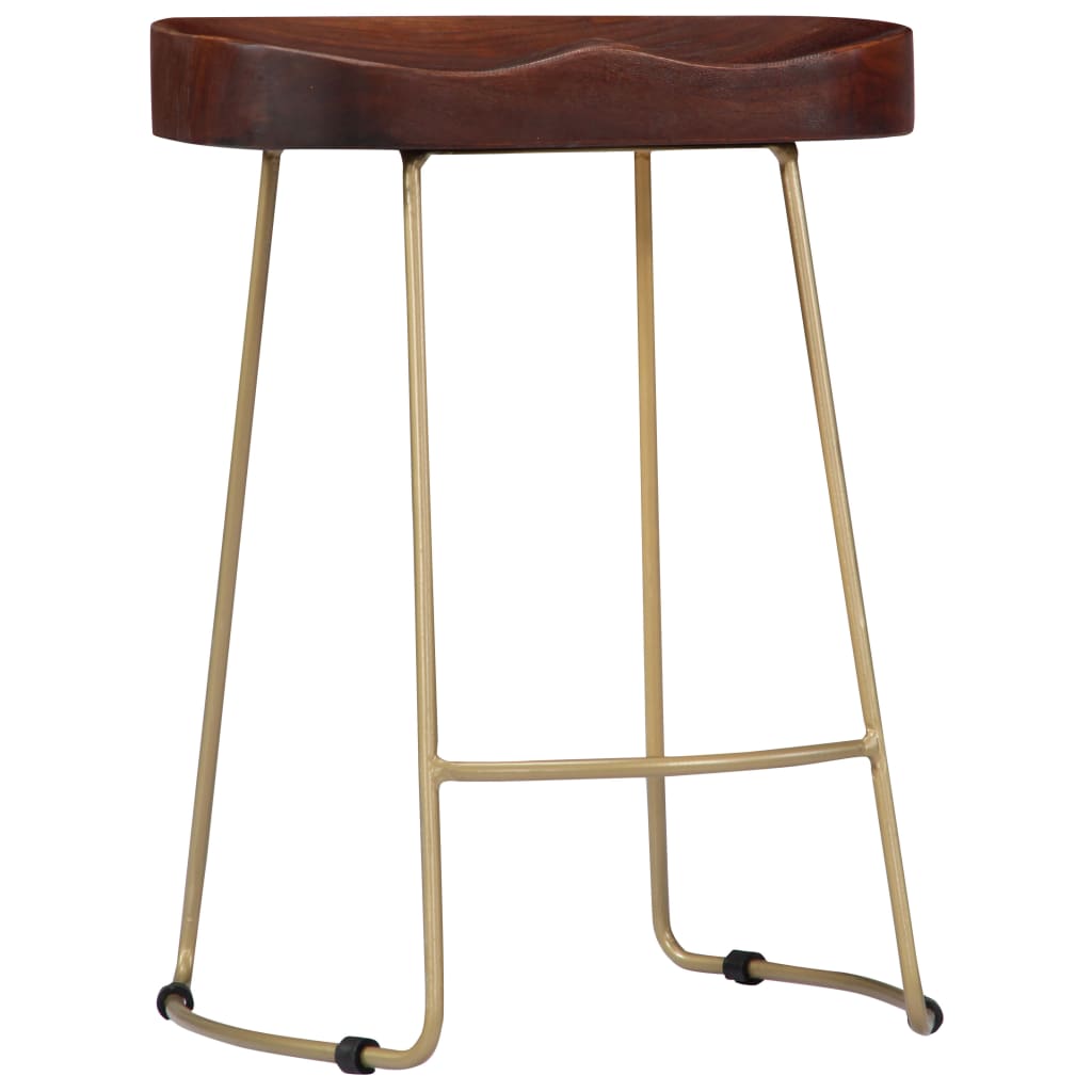 Gavin Bar Stools 2 pcs Solid Mango Wood