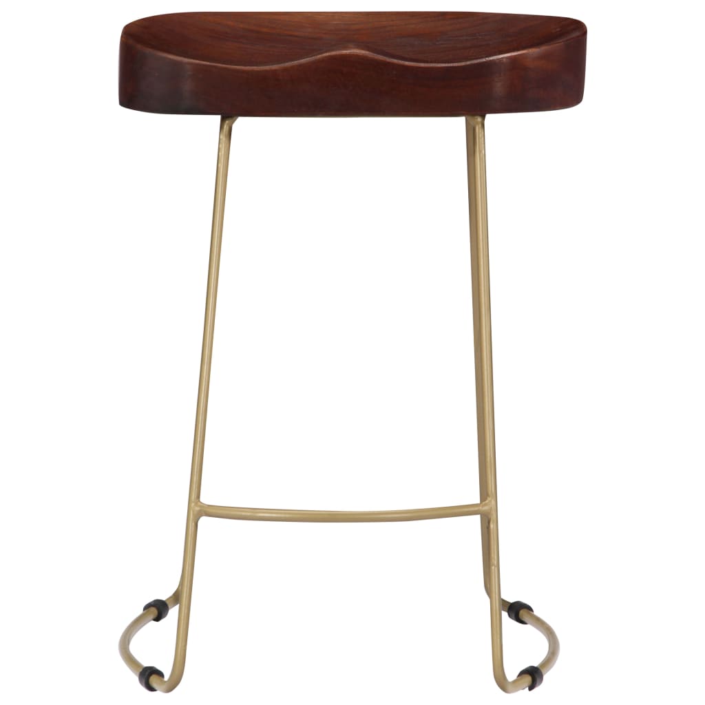 Gavin Bar Stools 2 pcs Solid Mango Wood