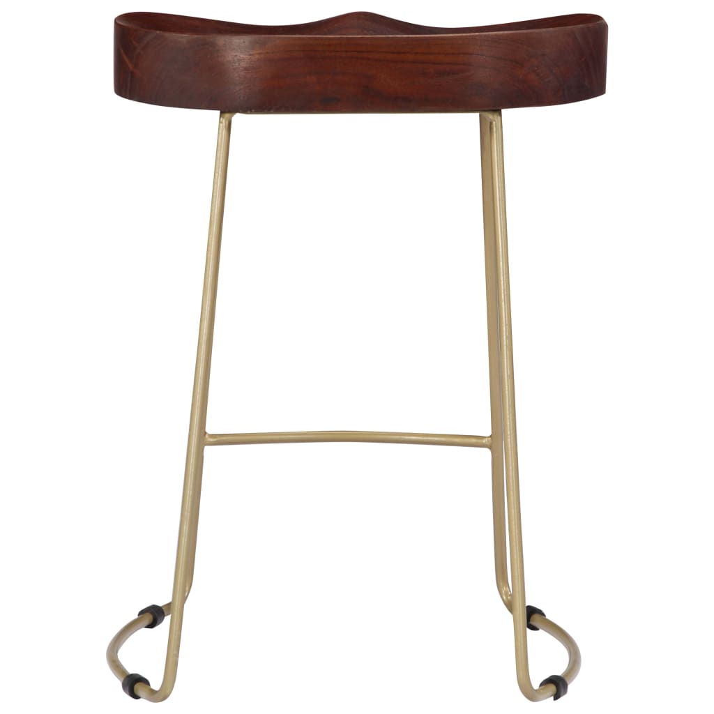 Gavin Bar Stools 2 pcs Solid Mango Wood