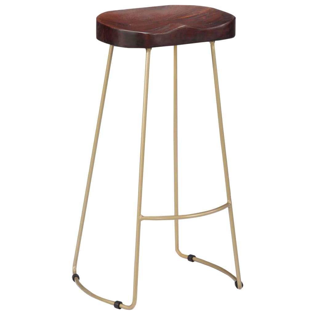 Gavin Bar Stools 2 pcs Solid Mango Wood