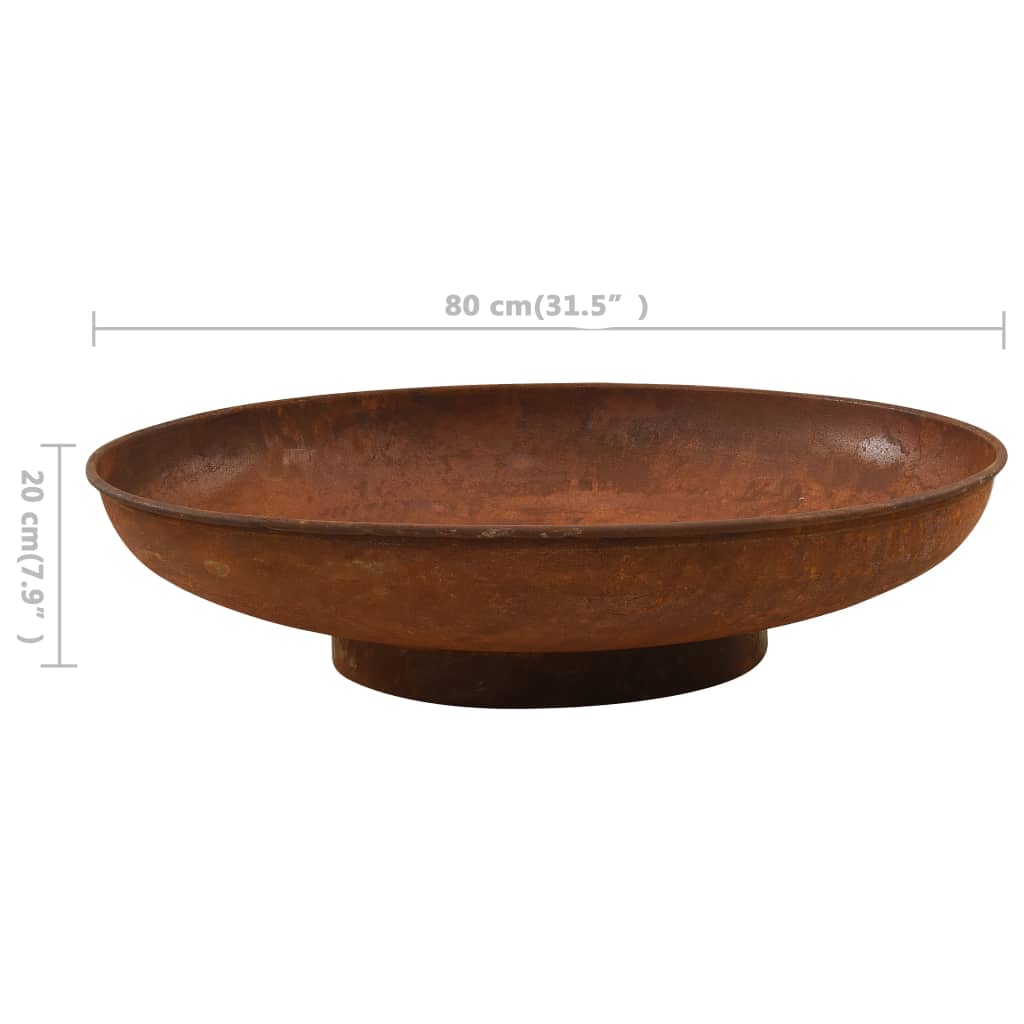 Fire Pit 80 cm Steel