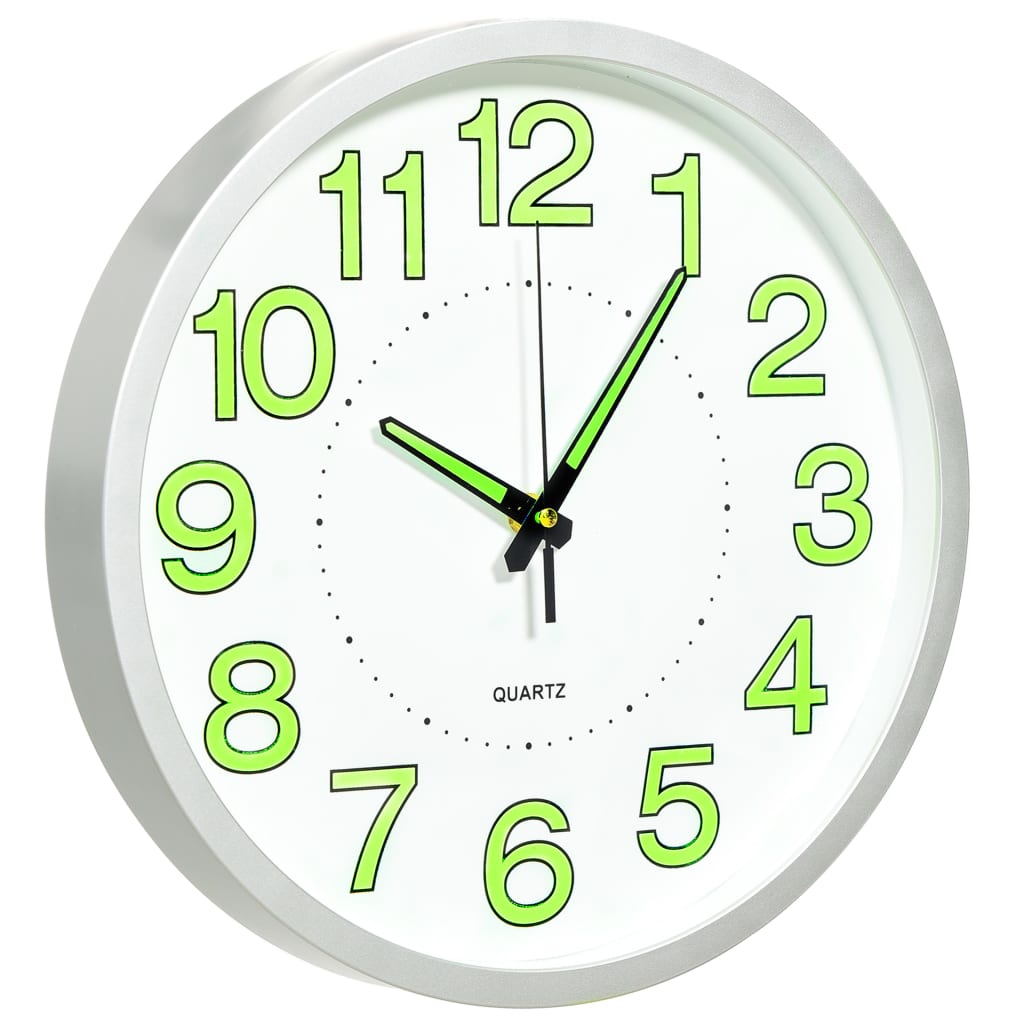 Luminous Wall Clock White 30 cm