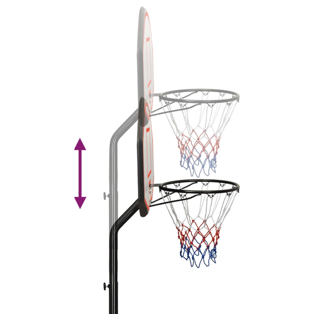 Basketball Stand Black 237-307 cm Polyethene