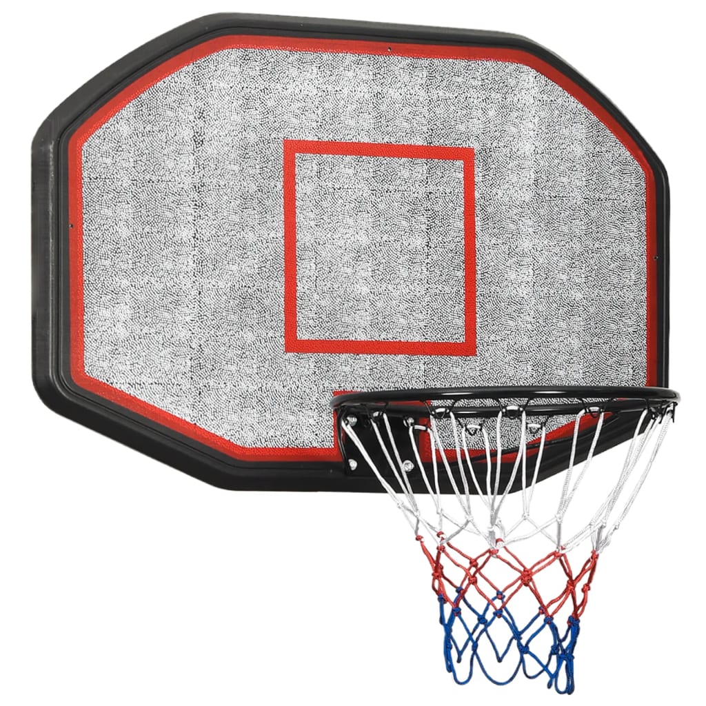 Basketball Backboard Black 109x71x3 cm Polyethene